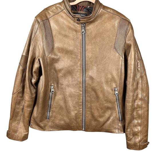 Andrew Marc Other - VTG ANDREW MARC Brown Leather Jacket MEDIUM Great cond.
